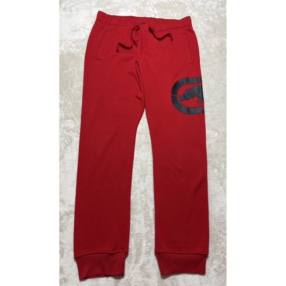 Ecko Unltd Jogger Men's Large Red Large Rhino Logo Sweatpants
